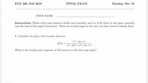 Thumbnail for entry ECE 486 2023 Fall (pre-recorded lecture)