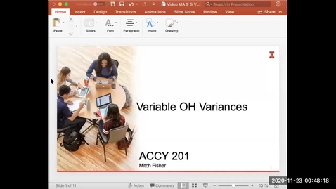 Thumbnail for Var OH Cost Variances