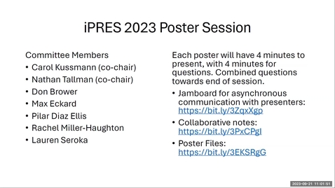 Thumbnail for Posters - iPRES HH2