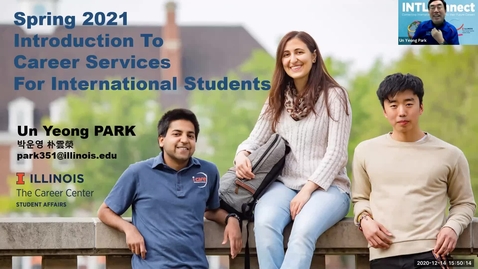 Thumbnail for entry Spring 2021 Introduction to Career Services for International Students 