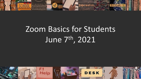 Thumbnail for Zoom Basics for Students