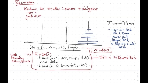 Thumbnail for entry 1. Administrivia, recursion