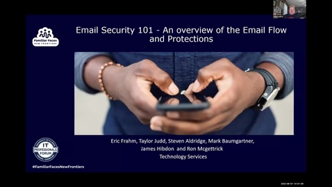 Thumbnail for entry G5 - Email Security 101 - An overview of the Email Flow and Protections: ITPF SP23 - Spring 2023 IT Pro Forum