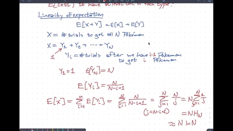 Thumbnail for entry 8. Discrete probability review