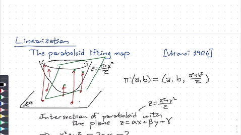 Thumbnail for entry Mar 02: Delaunay triangulation proofs