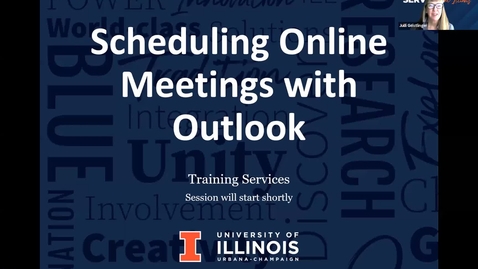Thumbnail for Scheduling Online Meetings with Outlook