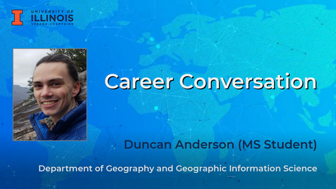 Thumbnail for entry Career Conversation: Duncan Anderson