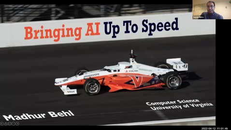 Thumbnail for Guest lecture: Bringing AI up to speed by Prof. Madhur Behl (UVa)