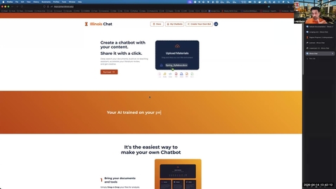 Thumbnail for Resources for Researchers - April 2026 - "Illinois Chat”