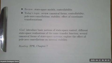 Thumbnail for [ECE 486, SP '24] Lecture 23, 04/22/2025