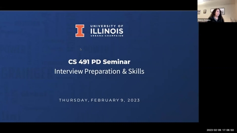 Thumbnail for CS 491 - Professional Development Seminar | Interview Skills