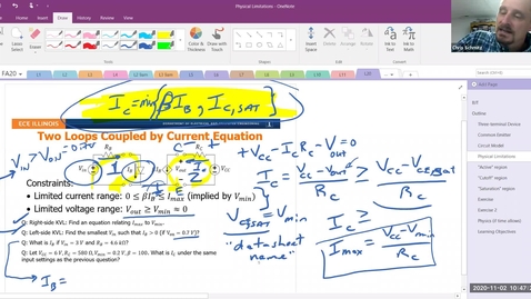 Thumbnail for entry Lecture 20 BJT intro - Schmitz