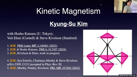 Thumbnail for AJL-ICMT Seminar: Kyung-Su Kim, Stanford University, 5/20/2024