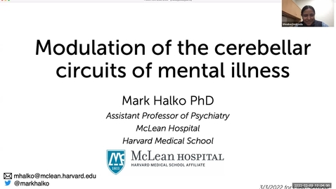 Thumbnail for Mark Halko, PhD  3.3.2022