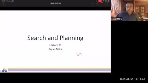 Thumbnail for Safe autonomy (ECE498SM) Lecture 10: Search and planning