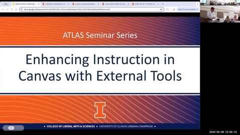 Thumbnail for ATLAS Seminar Series:  Enhancing Instruction in Canvas with the Moodle LTI External Tool