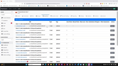 Thumbnail for Quiz 0 - C Comprehension Quiz