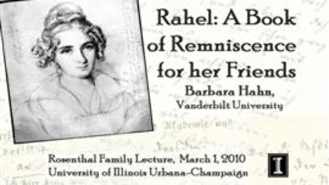 Thumbnail for Rahel: A Book of Remniscence for her Friends