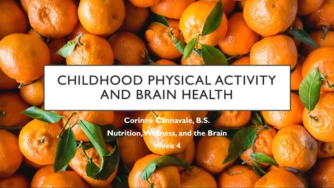 Thumbnail for Physical Activity in Childhood and Brain Health