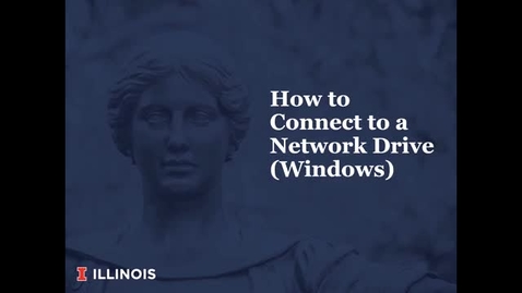 Thumbnail for How to Connect to a Network Drive (Windows)