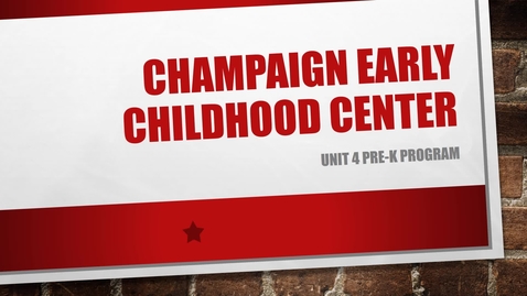Thumbnail for Champaign Early Childhood Center Pre-K