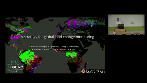 Thumbnail for entry NRES 500 Fall 2018 - Dr. Matthew Hansen - Global Land Monitoring Using Public Earth Observation Imagery