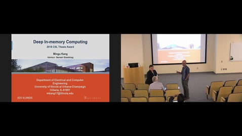 Thumbnail for 2018 CSL PhD Thesis Award Presentation: Mingu Kang