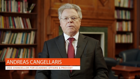 Thumbnail for Vice Chancellor for Academic Affairs &amp; Provost: Andreas Cangellaris