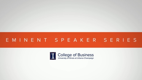 Thumbnail for entry Eminent Speaker Series: A Conversation with Todd Lillibridge (Q&amp;A)