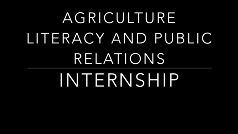 Thumbnail for entry Internship – DuPage County Farm Bureau – Rachel Ransom