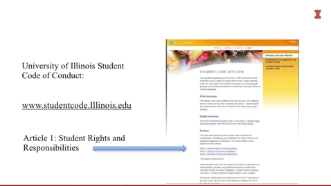 Thumbnail for Introduction to the Student Code of Conduct