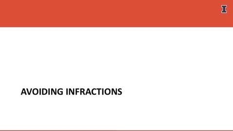 Thumbnail for Avoid Infractions