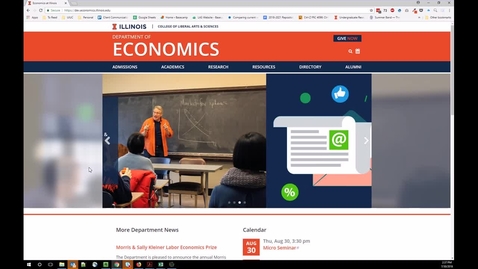Thumbnail for Editing Profile Information in Illinois Directory