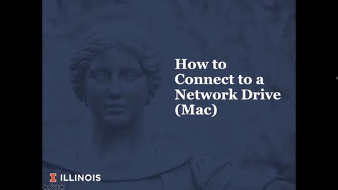 Thumbnail for How to Connect to a Network Drive (Mac)