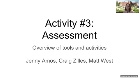 Thumbnail for Assessment Overview (GCOE Fall 2020 Prep Activity #3)