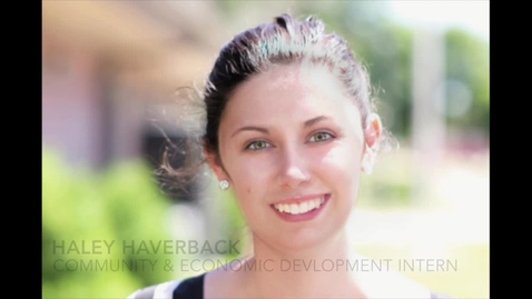 Thumbnail for Internship – Community &amp; Economic Development at Unit 7 Extension – Haley Haverback