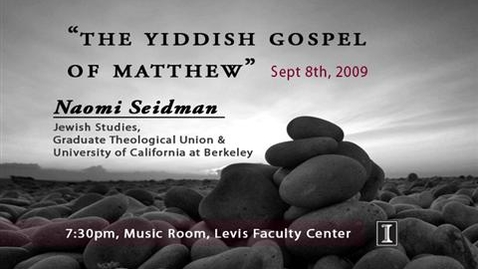 Thumbnail for The Yiddish Gospel of Matthew