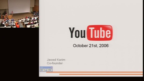 Thumbnail for entry ACM R/P 2006: Jawed Karim
