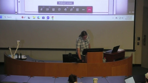 Thumbnail for Lecture 17 (October 22, via lecture capture)