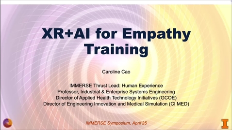 Thumbnail for 07 - XR+AI for Empathy Training 1