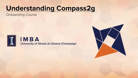 Thumbnail for entry iMBA Onboarding - Compass2g Onboarding Introduction