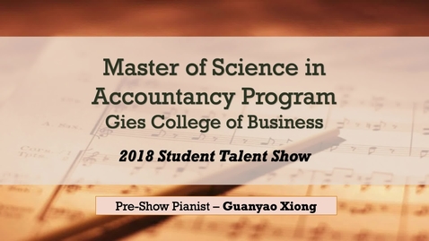 Thumbnail for MSA Student Talent Show 2018