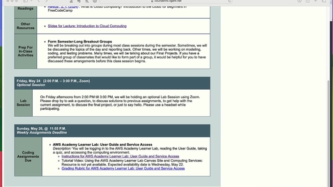 Thumbnail for Tutorial: Using the AWS Academy Learner Lab