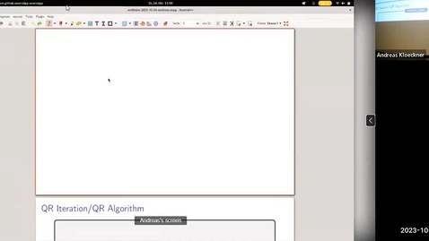 Thumbnail for Lecture 19, October 24 (via Zoom)