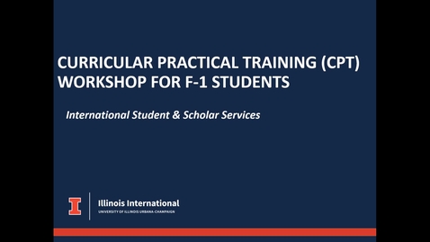Thumbnail for CPT Workshop