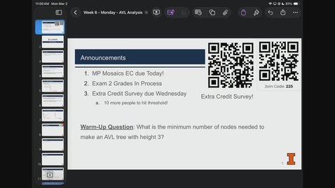 Thumbnail for CS 225 Spring 2026