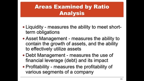 Thumbnail for entry Profitability Ratios