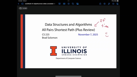 Thumbnail for CS 225 Fall 2025