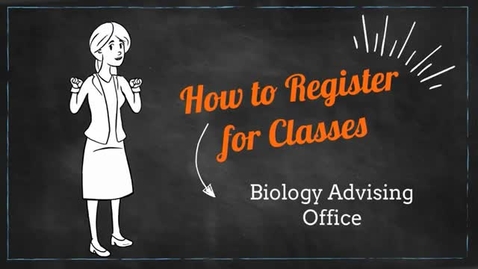 Thumbnail for Biology Advising Registration Tutorial