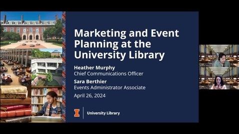 Thumbnail for entry OEC Skill Up Session: Marketing and Event Planning at the University Library